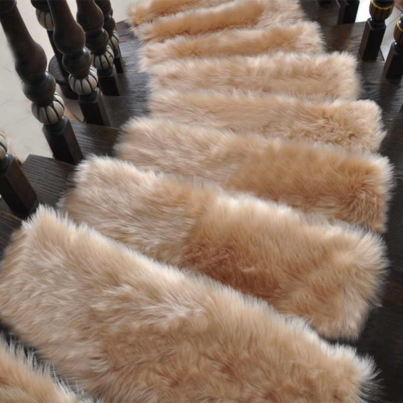 Anti Fatigue Mat - 1/3/5 Pcs Stair Carpet Fuax Fur