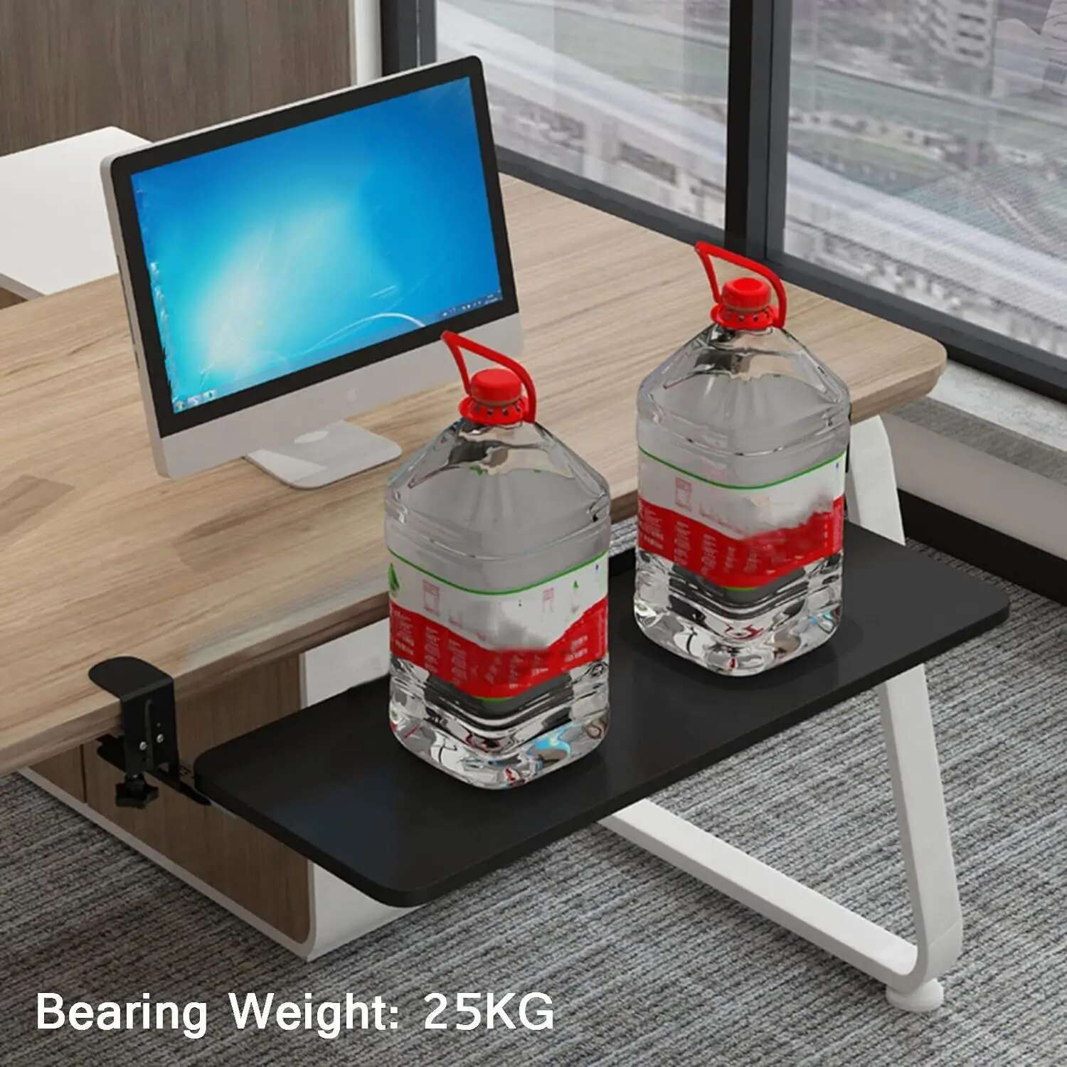 Keyboard Tray Under Desk - Ergonomic Sliding Under Desk Keyboard Tray,