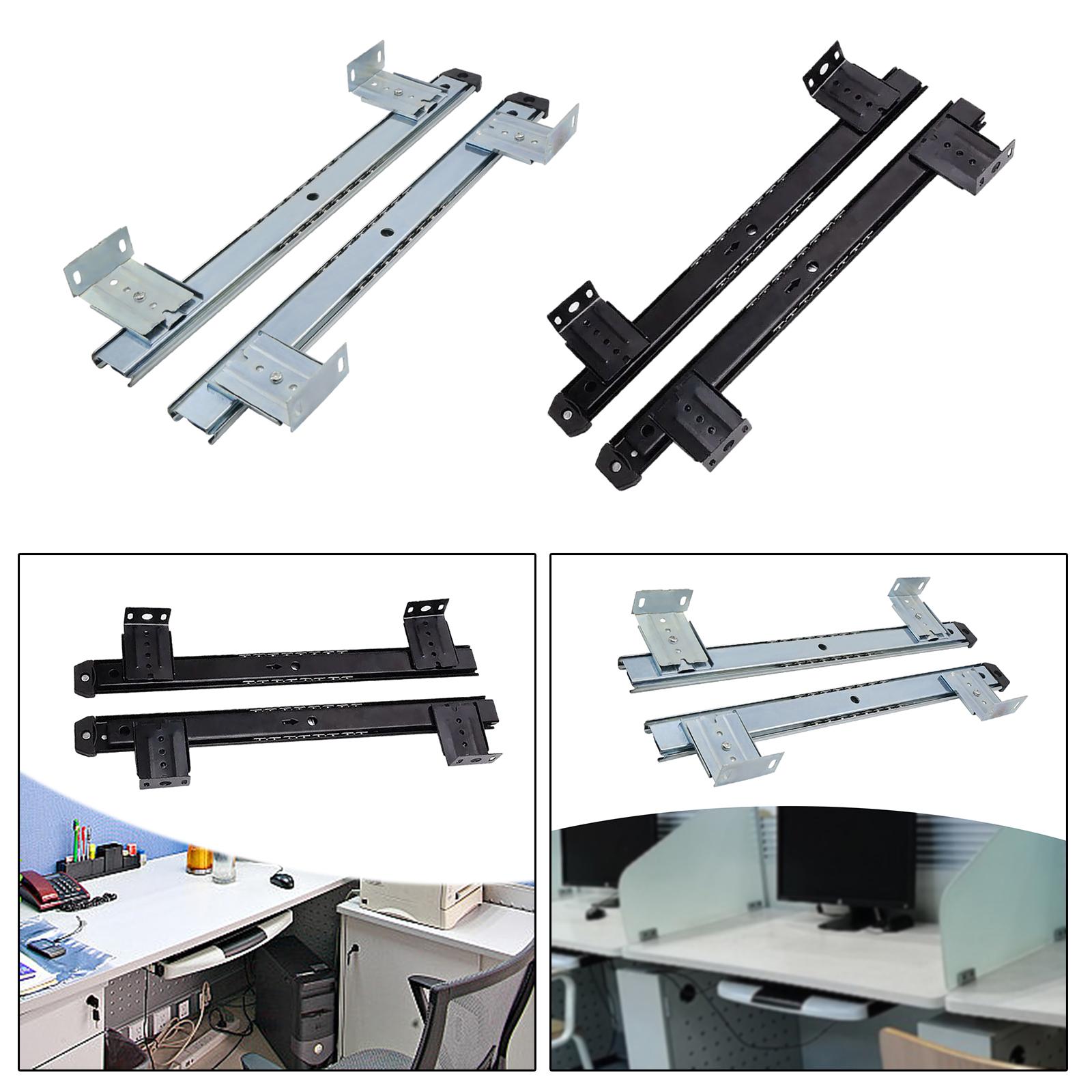 Keyboard Tray Under Desk - Keyboard Tray Slides Multipurpose Metal Ball