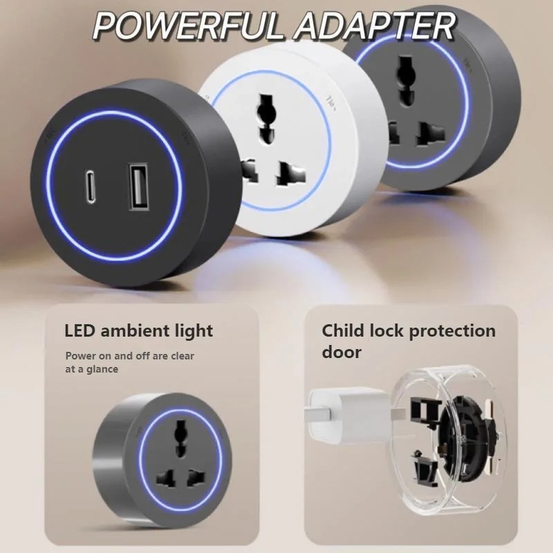 Hidden Wall Socket Power Rail  - Power Strip Desk review and price