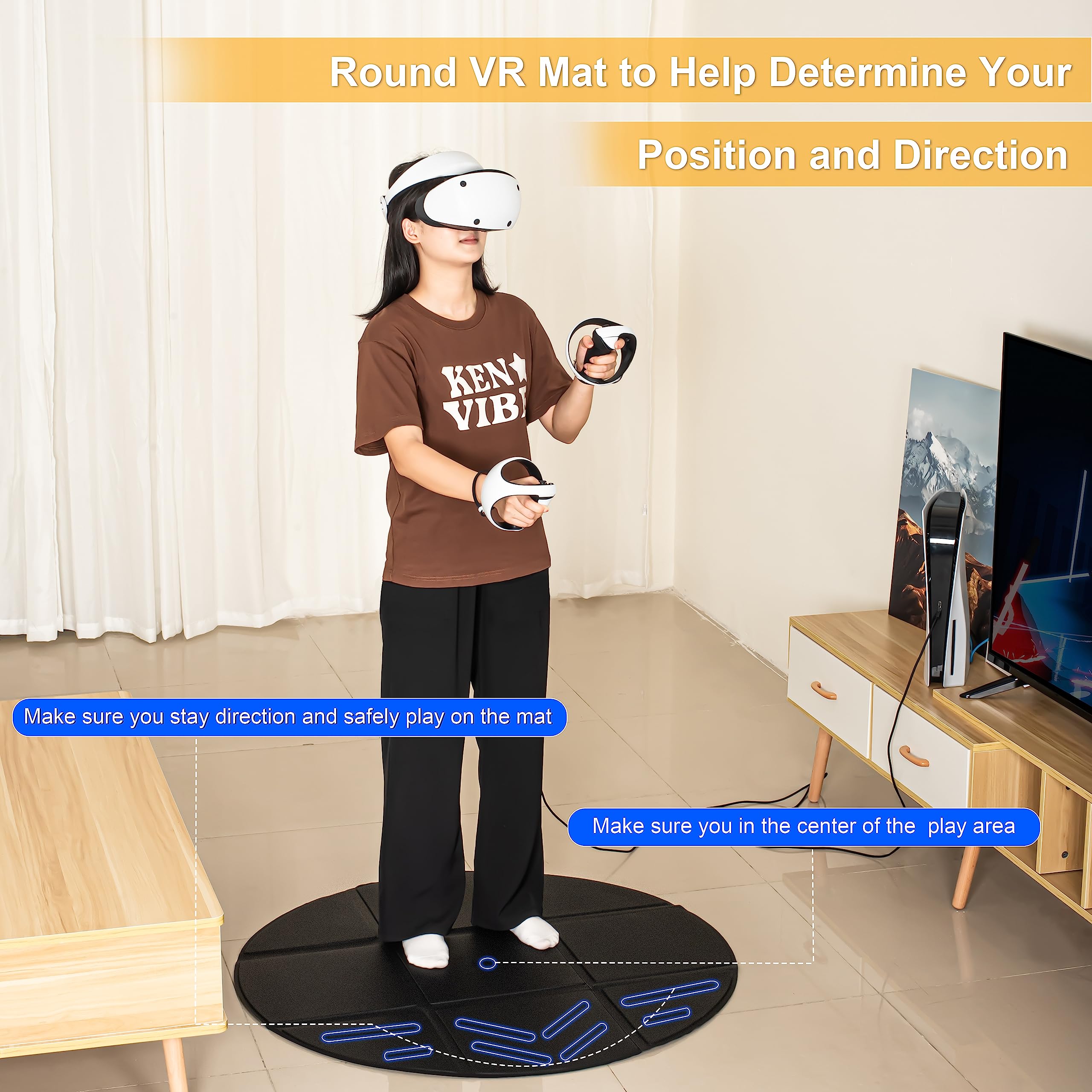 Foldable VR Mat for Meta Quest - Anti Fatigue Mat review and price