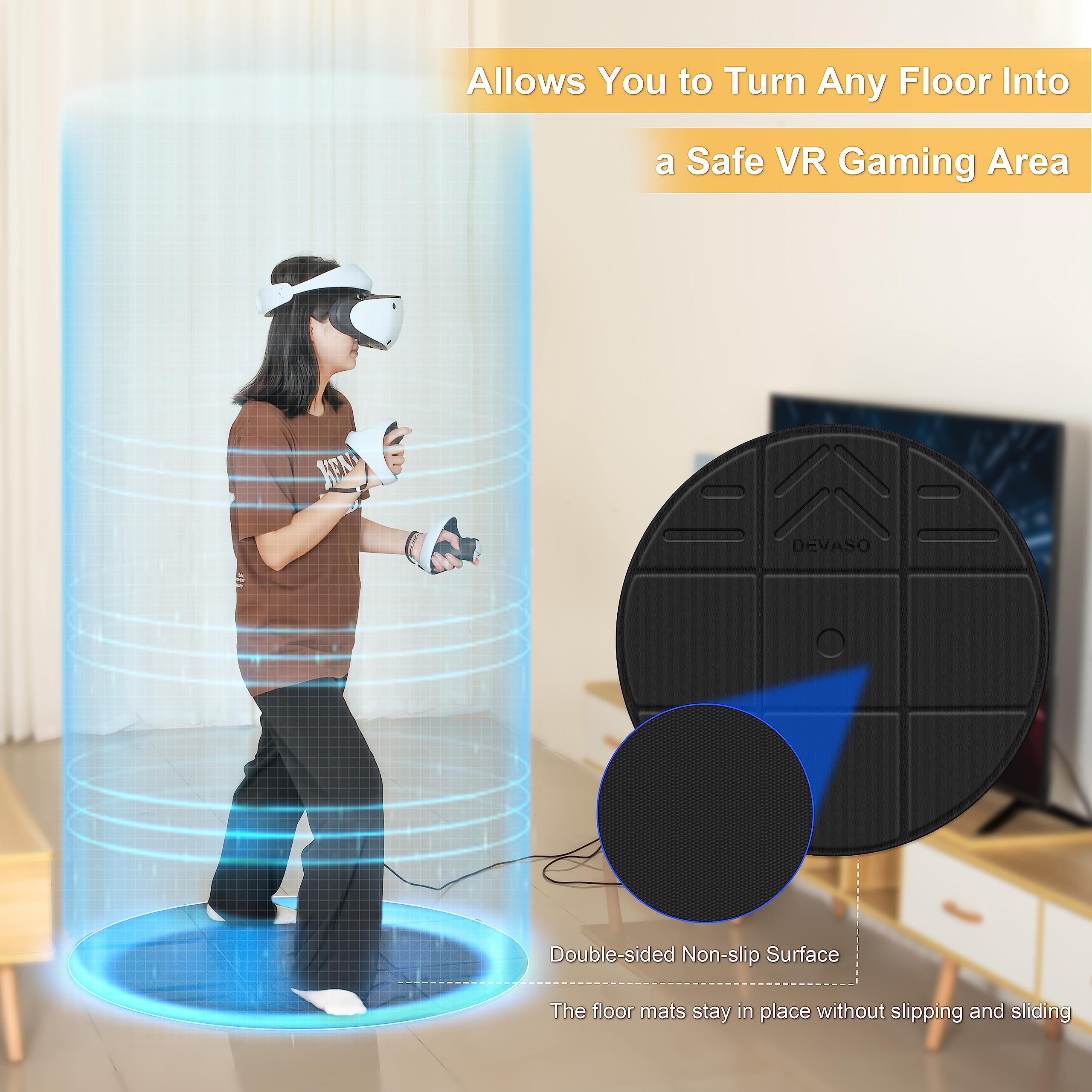 Foldable VR Mat for Meta Quest - Anti Fatigue Mat review and price