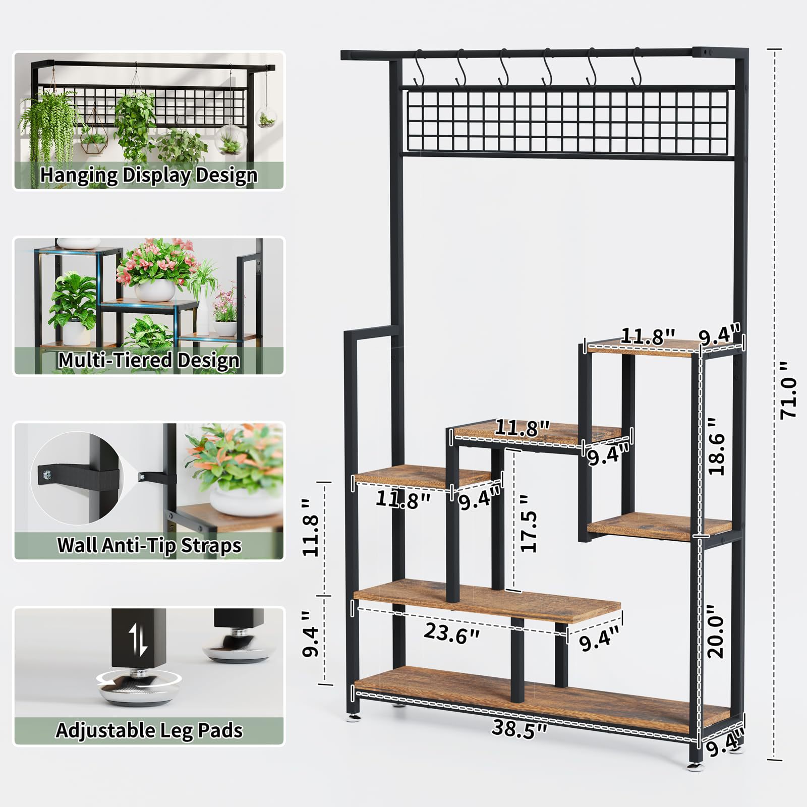 Modern Garden Living Room Meta - Bookcase Wood Shelf review and price