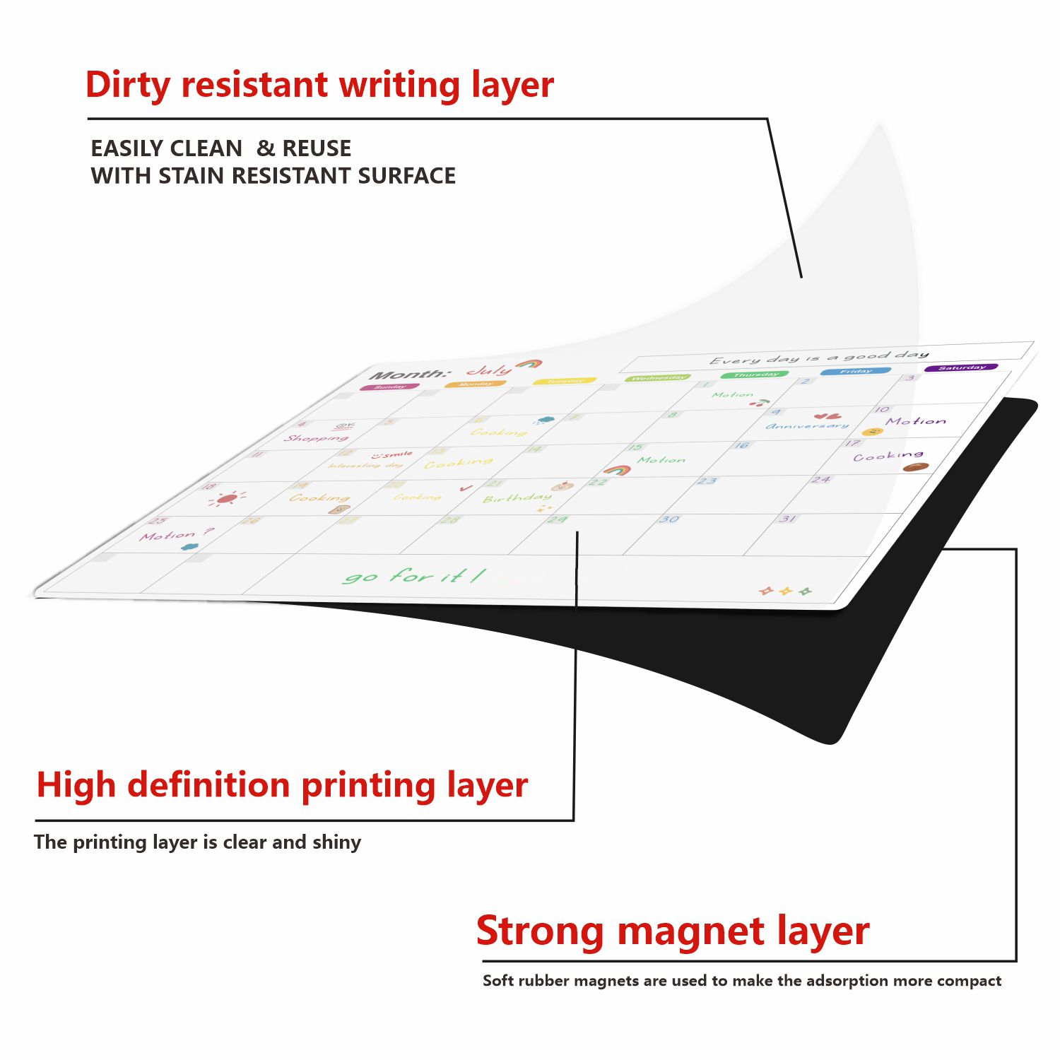 Magnetic Calendar For Fridge M - Magnetic Calendar Board review and price