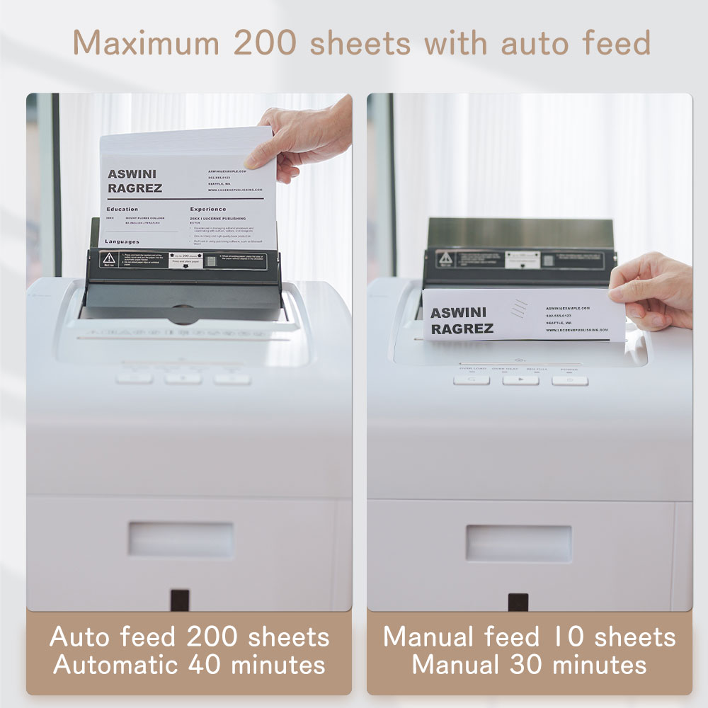 Automatic Paper Shredder 200 S - Paper Shredder Micro review and price