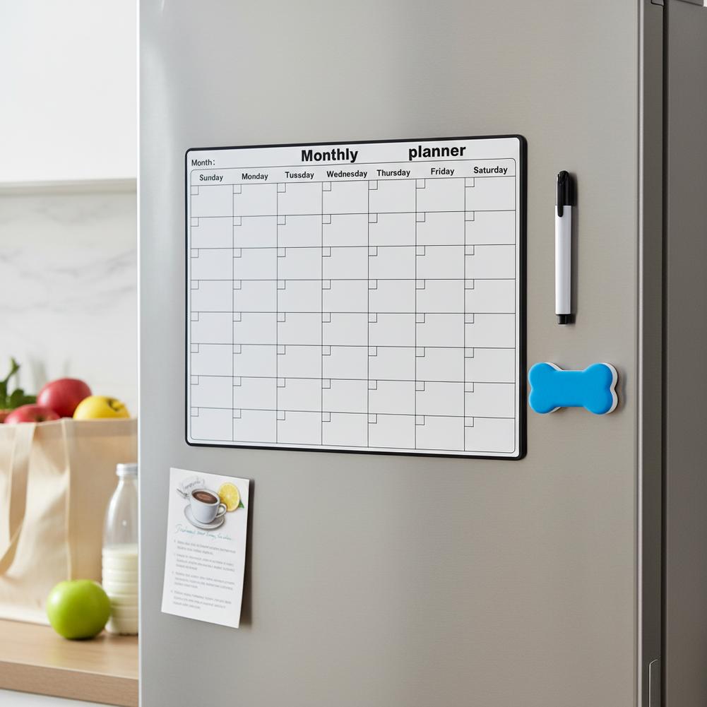 Magnetic Refrigerator Dry Eras - Magnetic Calendar Board review and price