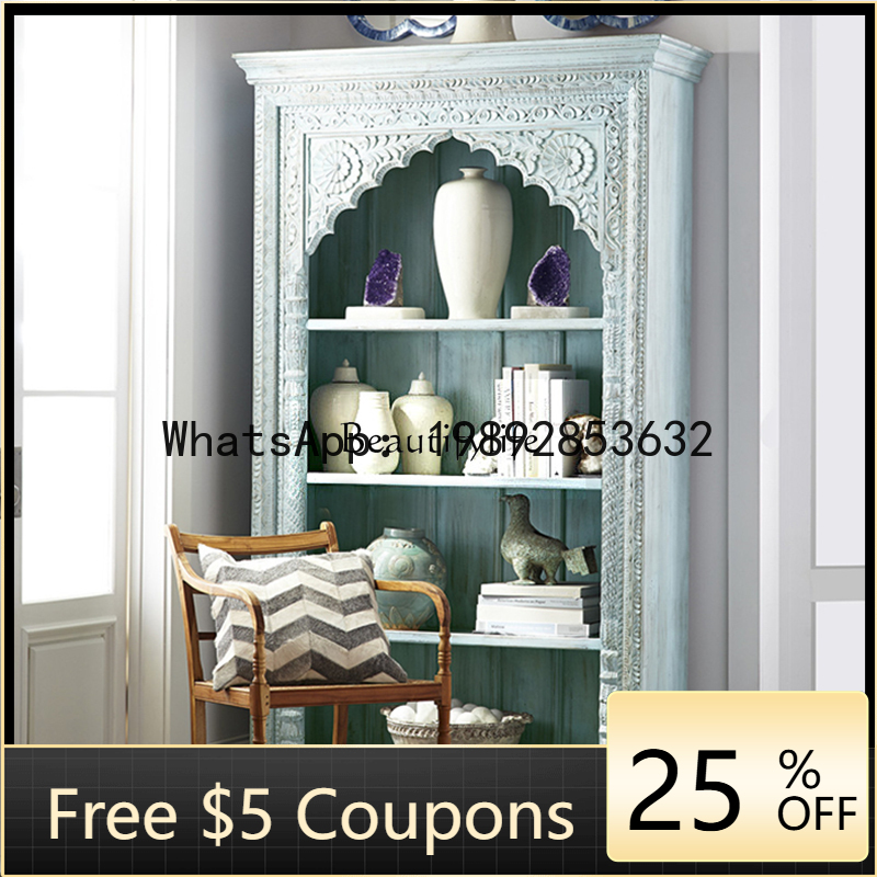 LYY American country old solid - Bookcase Wood Shelf review and price