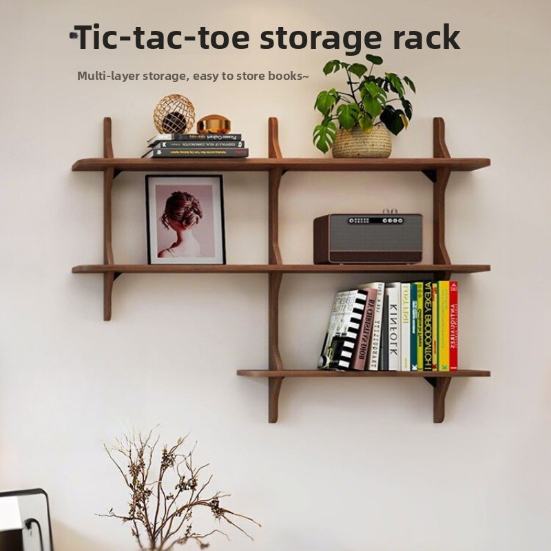 Solid Wood Wall Mounted Shelf  - Bookcase Wood Shelf review and price