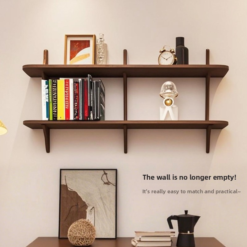 Solid Wood Wall Mounted Shelf  - Bookcase Wood Shelf review and price