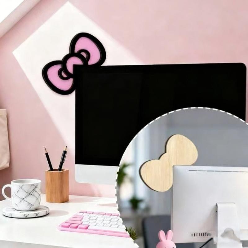 New 1/2Pcs Wooden Bowknot PC A - Home Office Programmer review and price