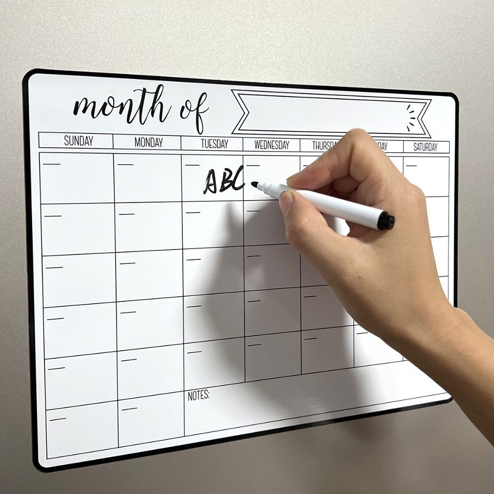 New Magnetic Dry Erase Calenda - Magnetic Calendar Board review and price