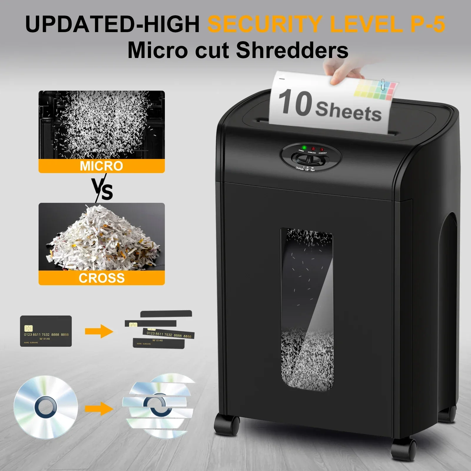 CD290P  10  Sheets  Micro Cut  - Paper Shredder Micro review and price
