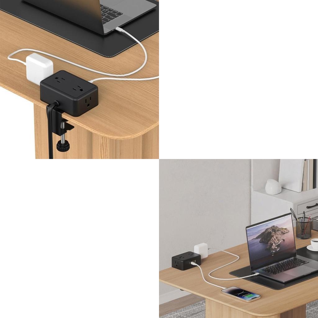 Twist Clamp Desk Power Strips  - Power Strip Desk review and price