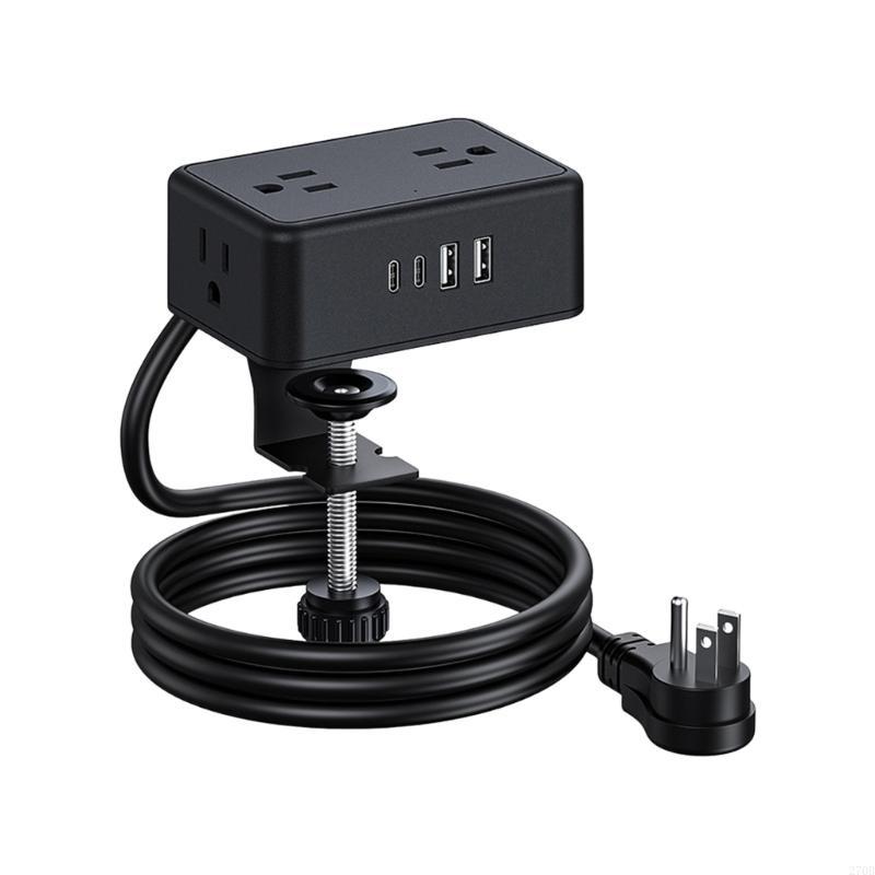 Twist Clamp Desk Power Strips  - Power Strip Desk review and price