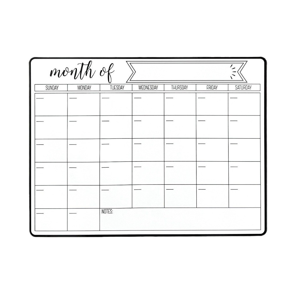 New Magnetic Dry Erase Calenda - Magnetic Calendar Board review and price