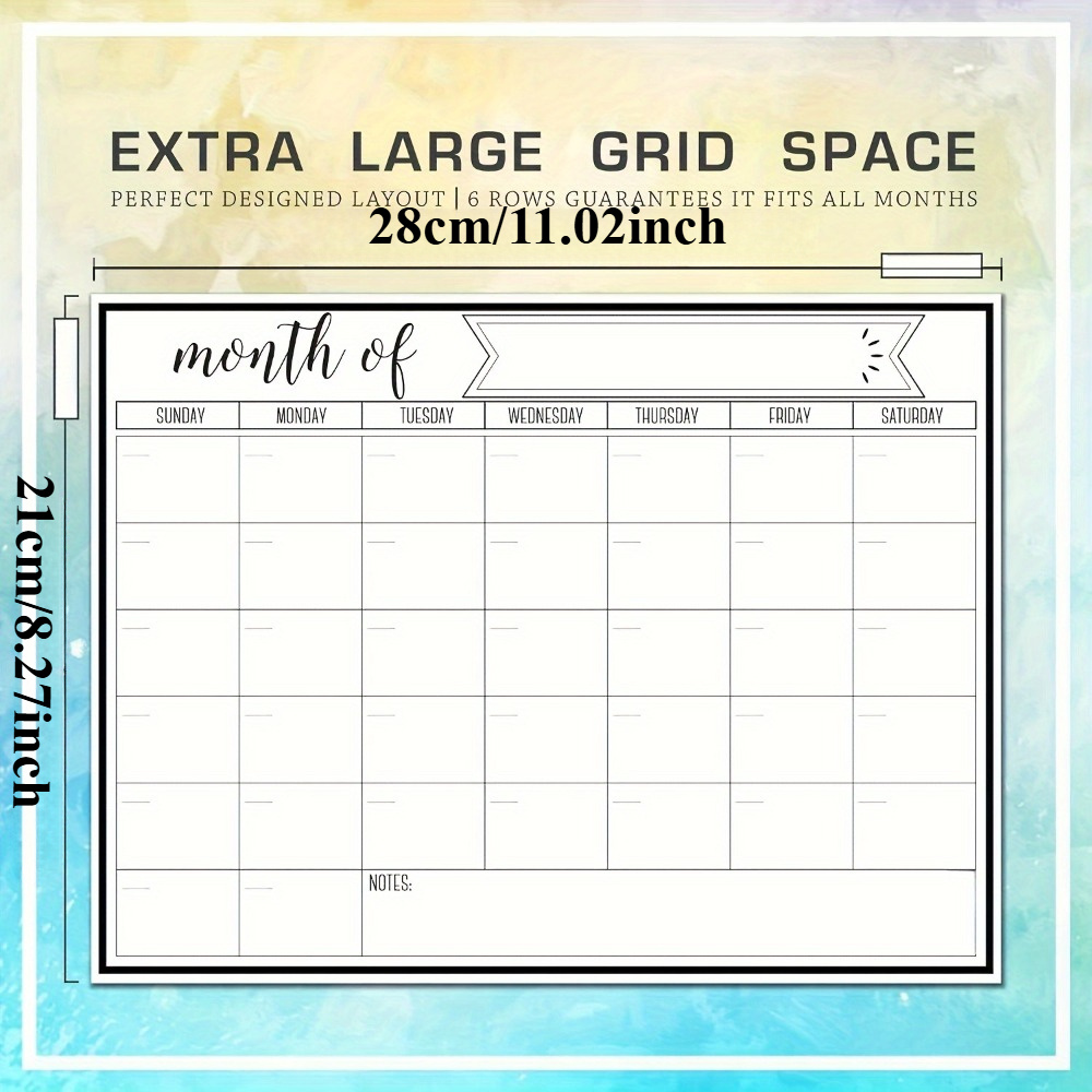 1Pc Magnetic Dry Erase Calenda - Magnetic Calendar Board review and price