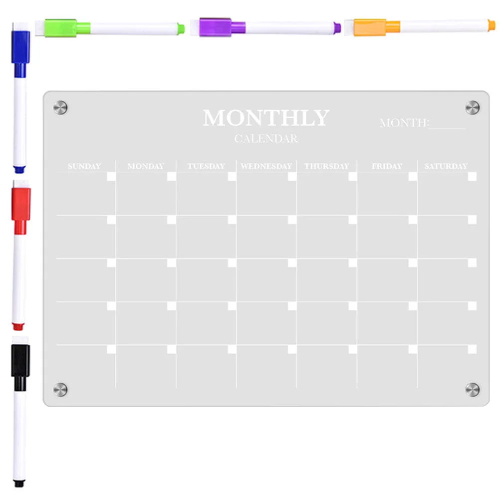Magnetic Fridge Board Acrylic  - Magnetic Calendar Board review and price