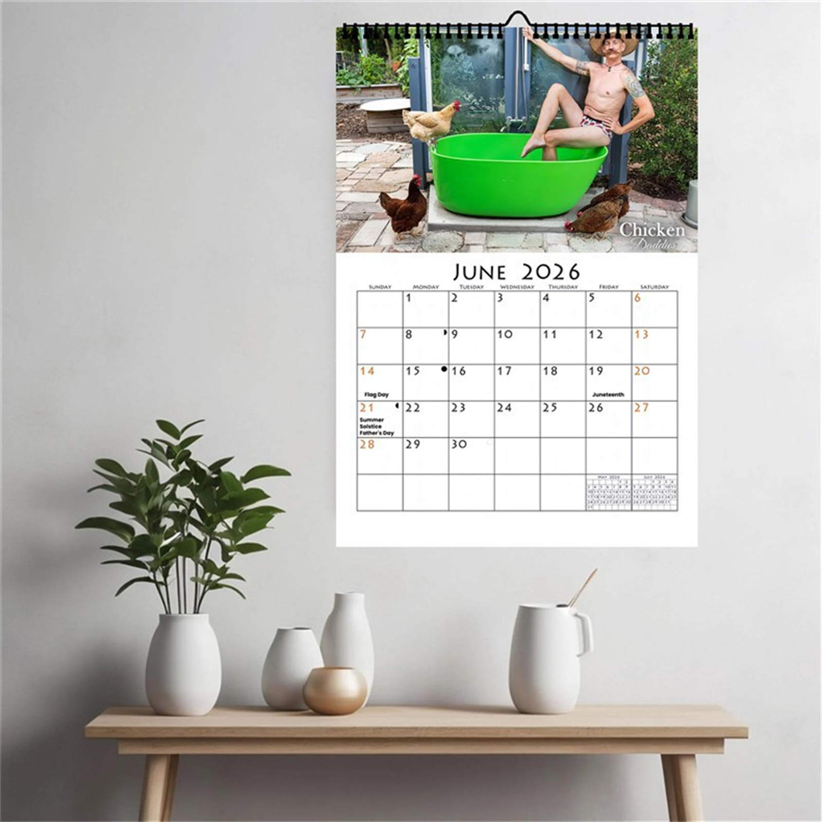 2026 Funny Chicken Daddy Wall  - Home Office Design review and price