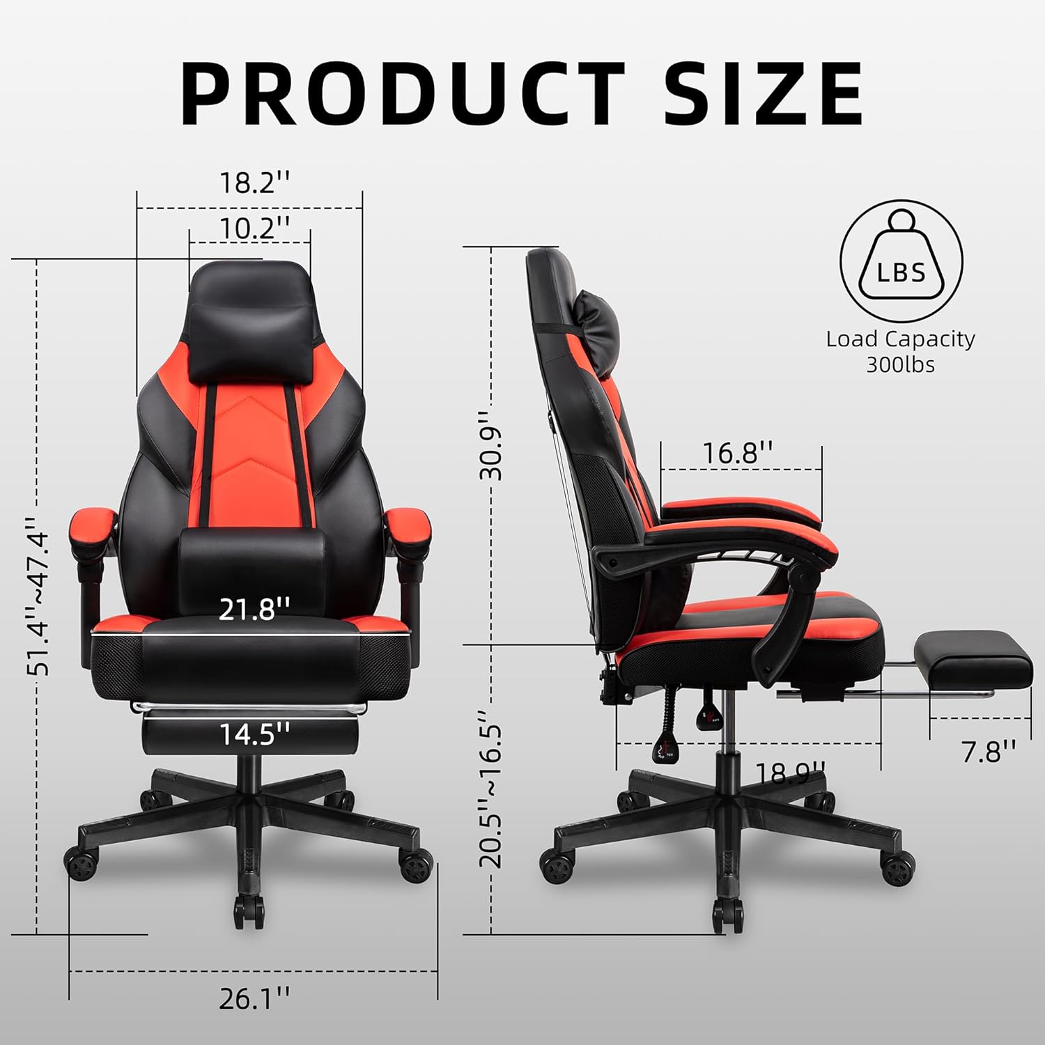 Gaming Chair with Footrest, Ma - Home Office Design review and price