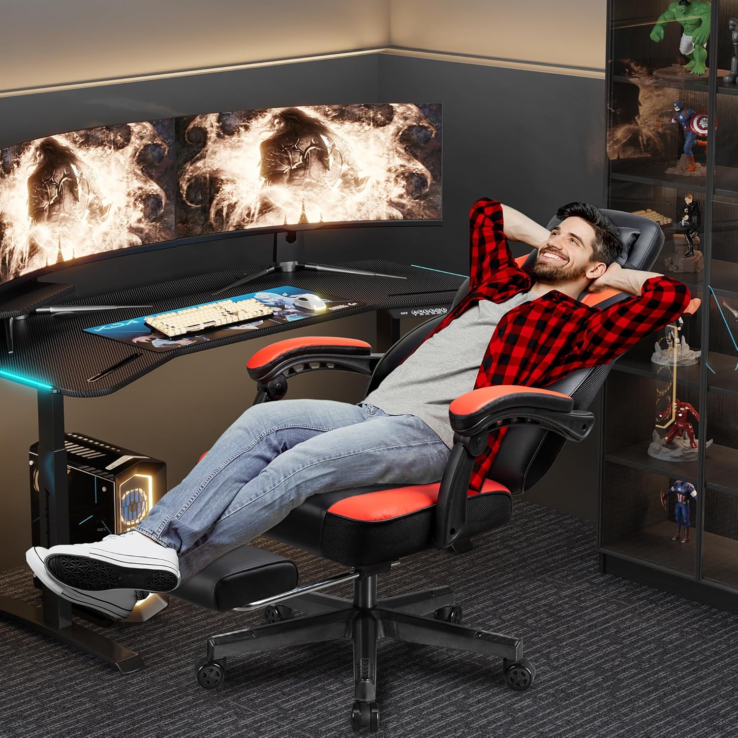 Gaming Chair with Footrest, Ma - Home Office Design review and price