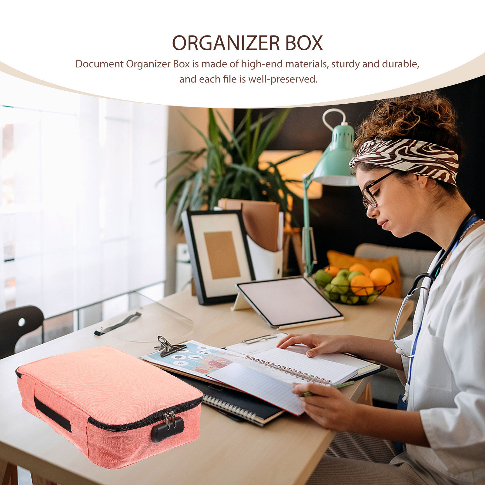 Document Organizer Box Waterpr - Home Office Travel Document review and price
