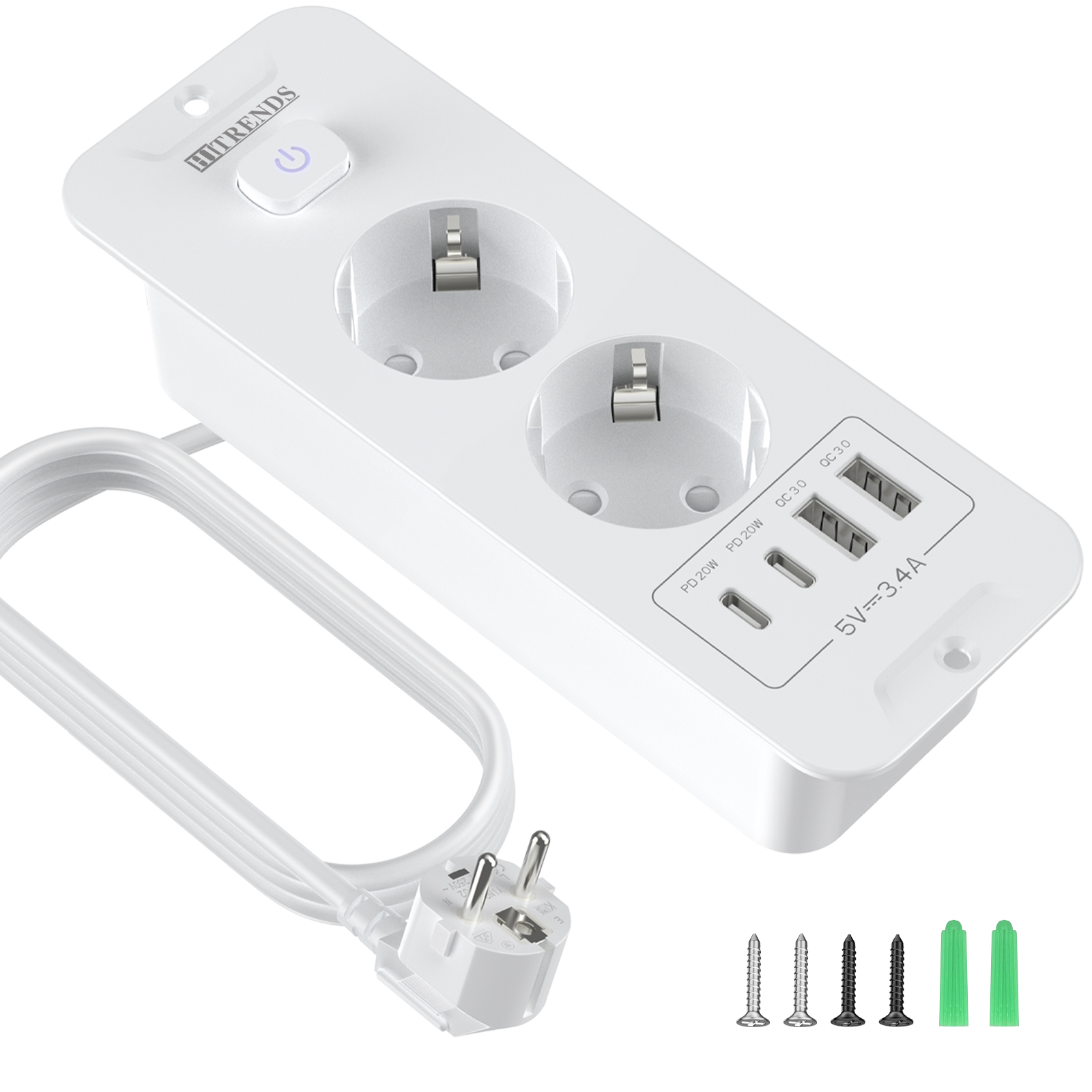 EU Embedded Socket, Desktop Bu - Power Strip Desk review and price