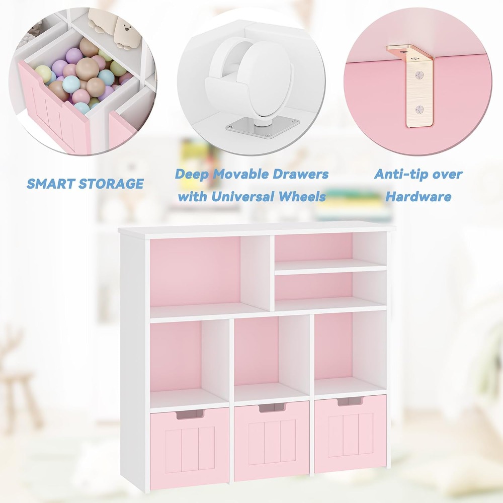 Multi-functional Storage Shelf - Bookcase Wood Shelf review and price