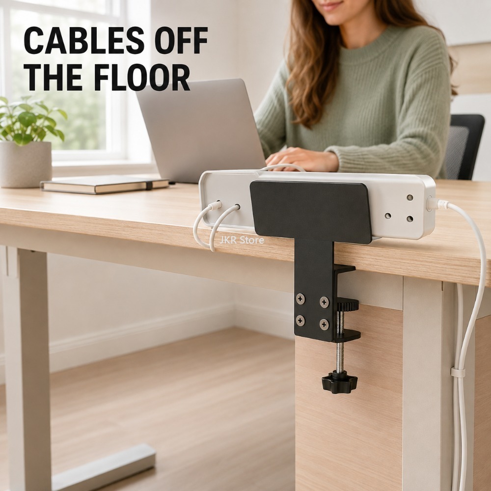 Under Desk Cable Organizer Tra - Power Strip Desk review and price