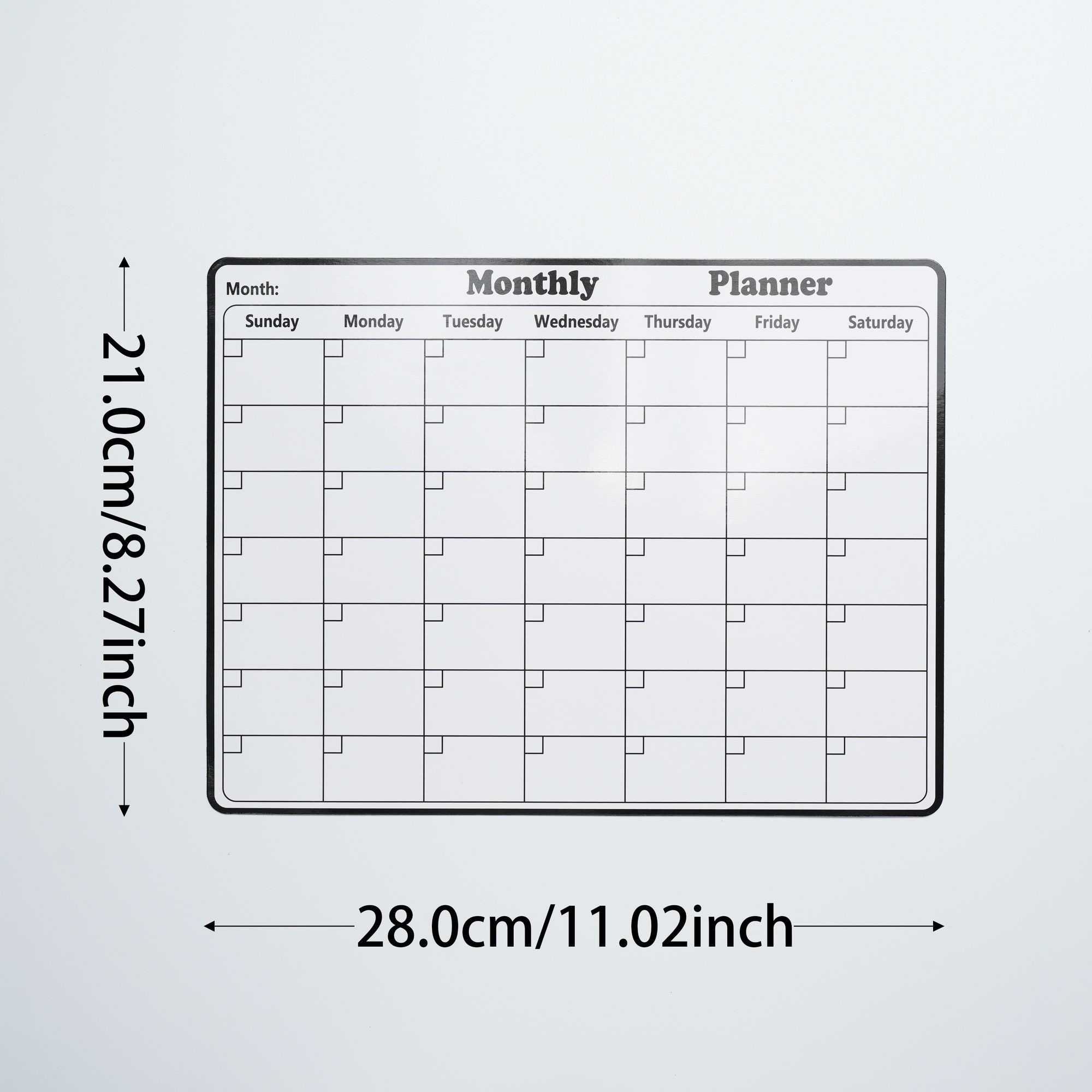 5Pcs/Set Electrostatic Wall Pl - Magnetic Calendar Board review and price