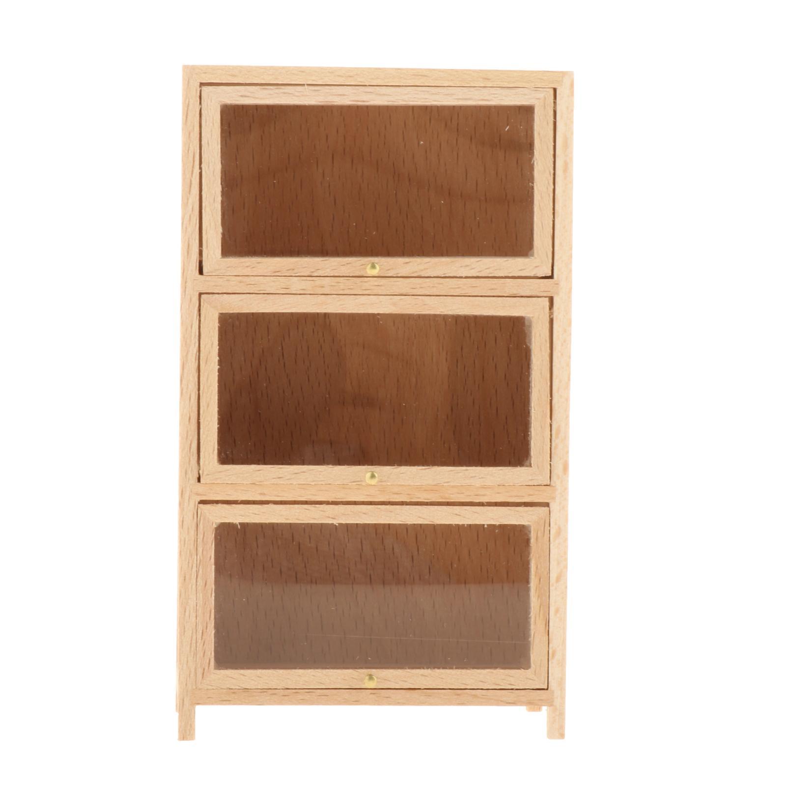 1:12 Dollhouse Wooden Bookcase - Bookcase Wood Shelf review and price