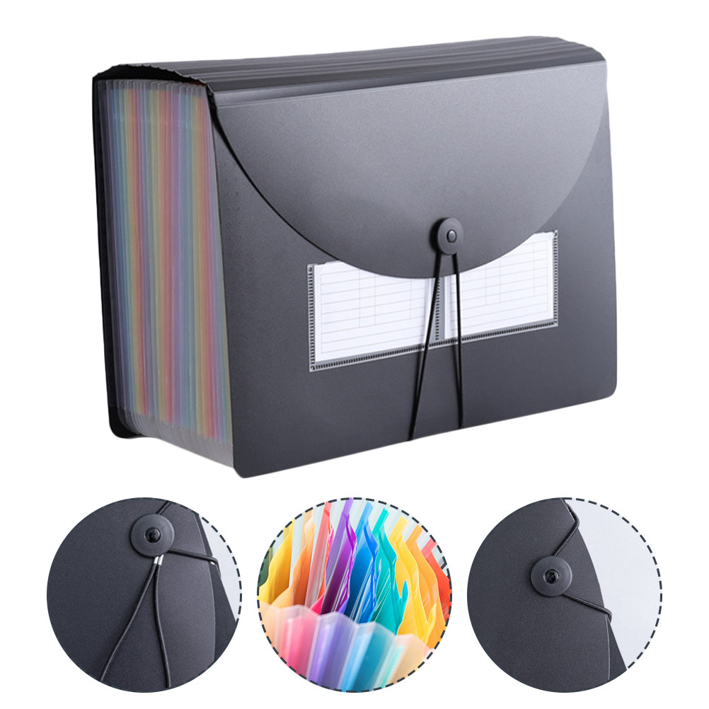 Stylish Rainbow Accordion File - Home Office Travel Document review and price