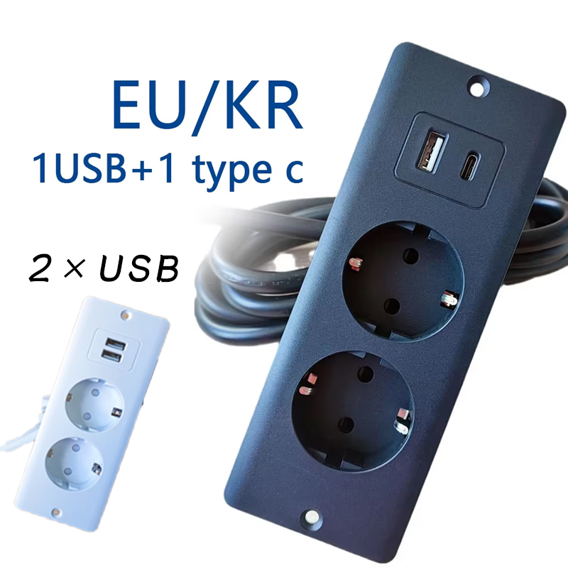 EU KR Table Recessed Sockets 2 - Power Strip Desk review and price