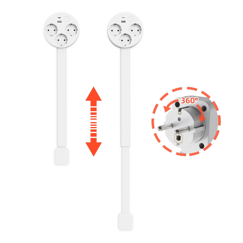 Electrical Outlet Extender Adj - Power Strip Desk review and price