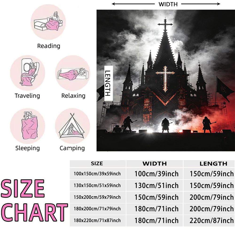 1Pc Gothic Church Rock Live Pr - Home Office Tim review and price