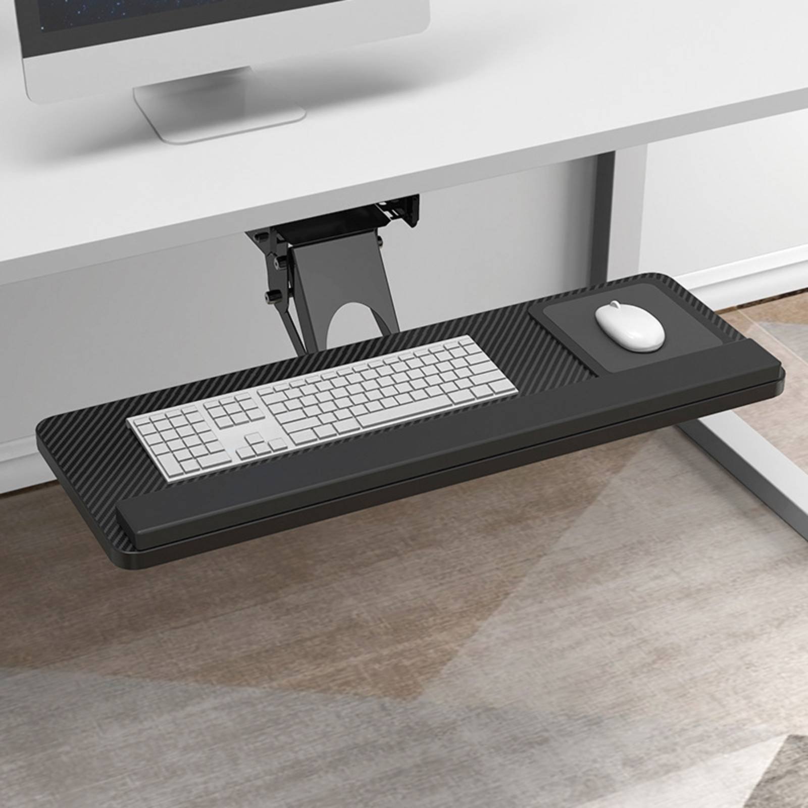 Under Desk Keyboard Tray Clutt - Keyboard Tray Under Desk review and price