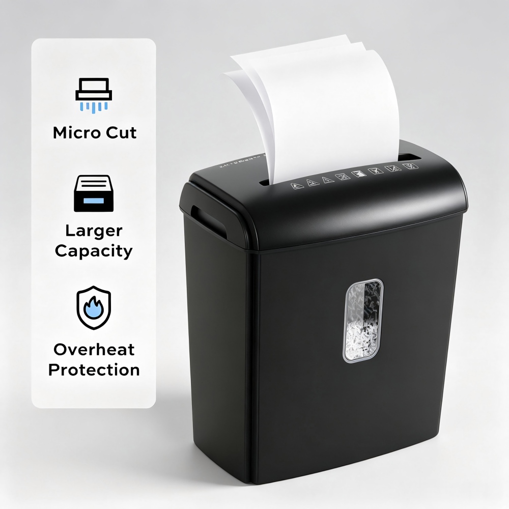 Deli 8-Sheet Micro Cut Shredde - Paper Shredder Micro review and price