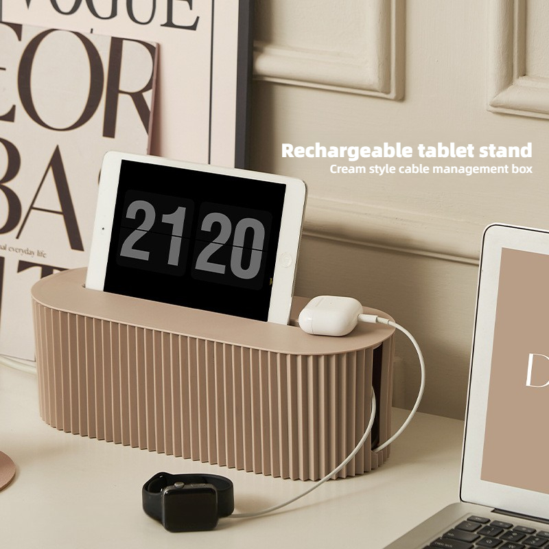 Cable Organizer Box - Hide Wir - Power Strip Desk review and price