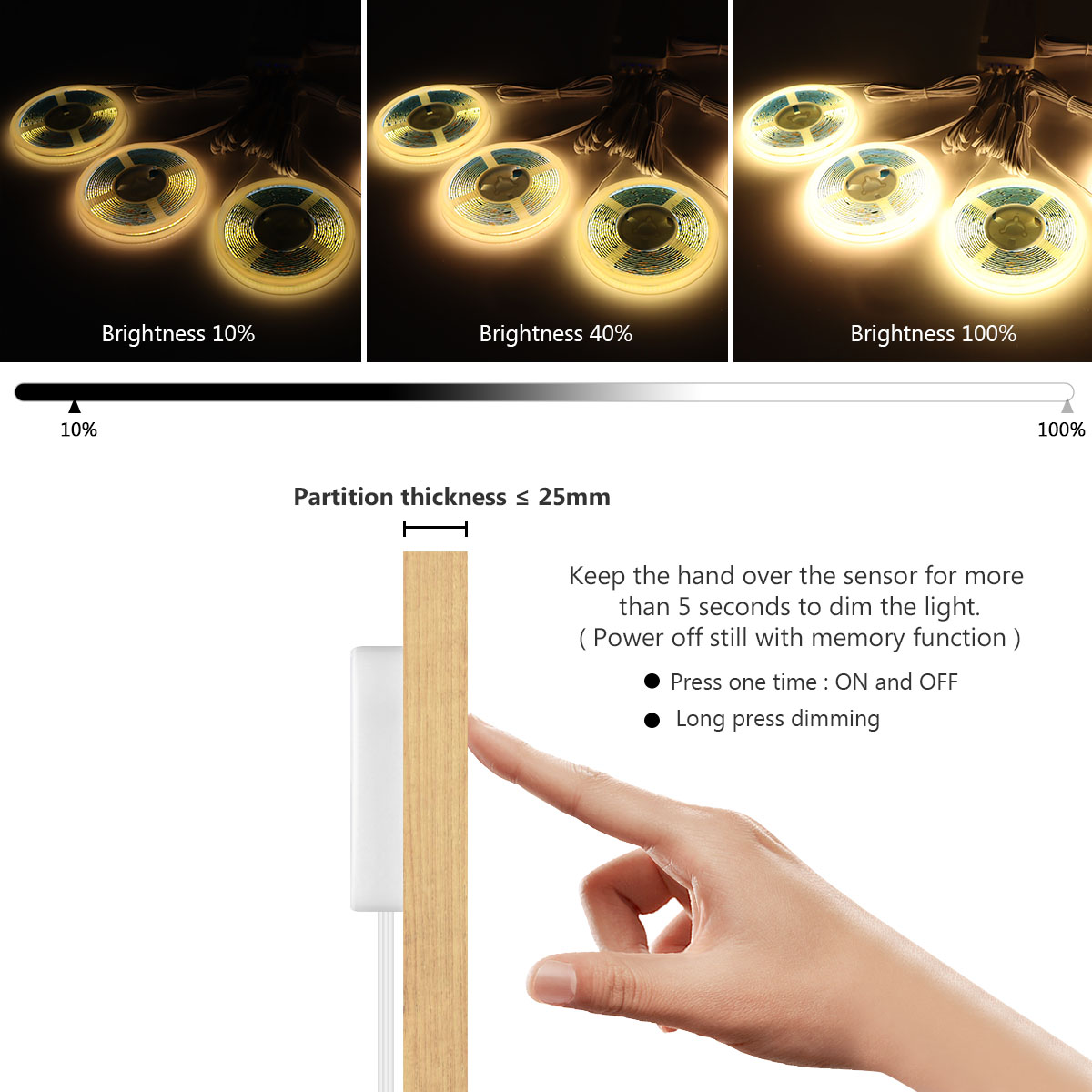 Dimmable Penetrable Wood Touch - Bookcase Wood Shelf review and price