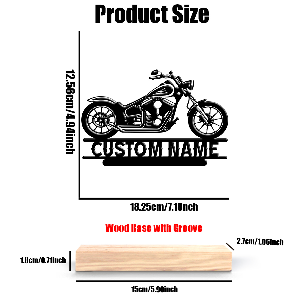 1Pc Csutom Name Road Motorbike - Home Office Design review and price